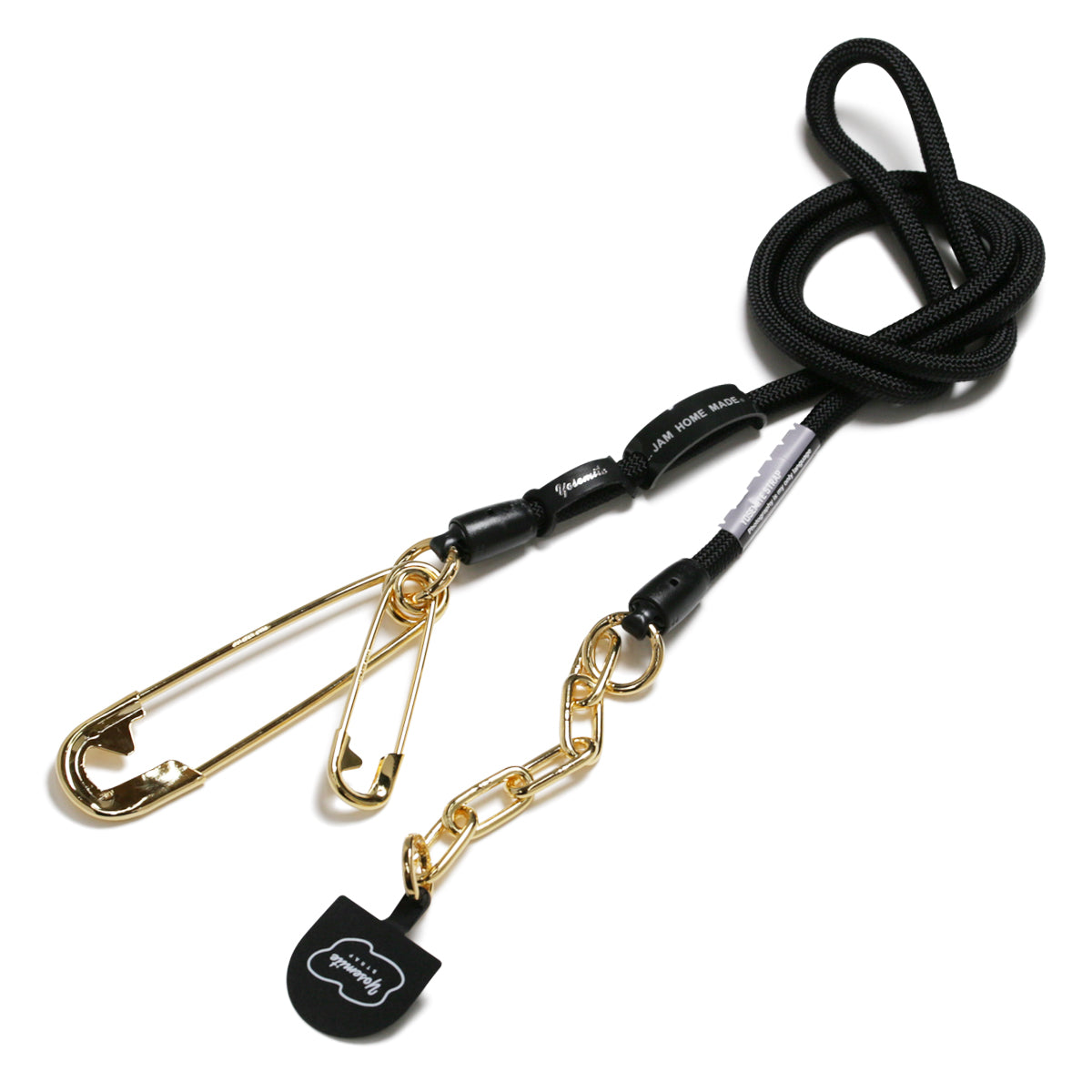 YOSEMITE - Yosemite Strap 4NK Multi Cord Chain Smartphone Shoulder & Wallet Chain Long - Gold