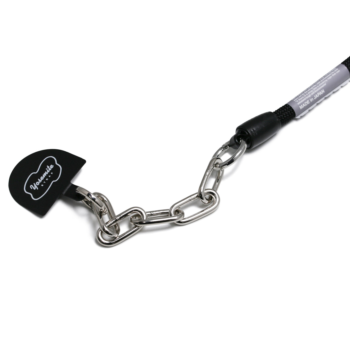 YOSEMITE - Yosemite Strap 4NK Multi Cord Chain Smartphone Shoulder & Wallet Chain Long - Silver