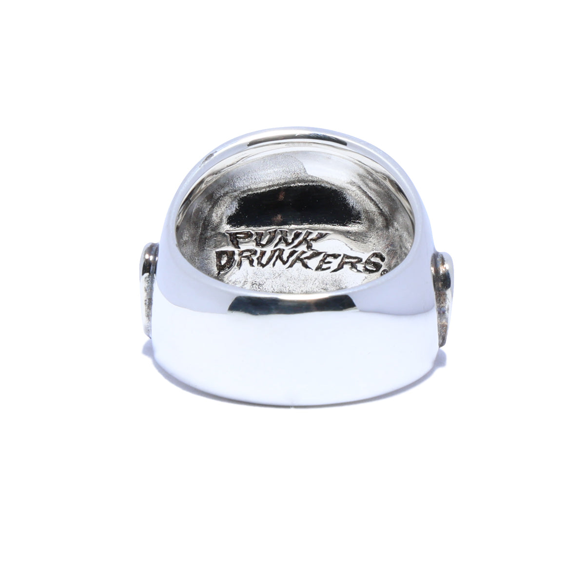 PUNK DRUNKERS "That Guy" Face Ring Half BRASS / Ring