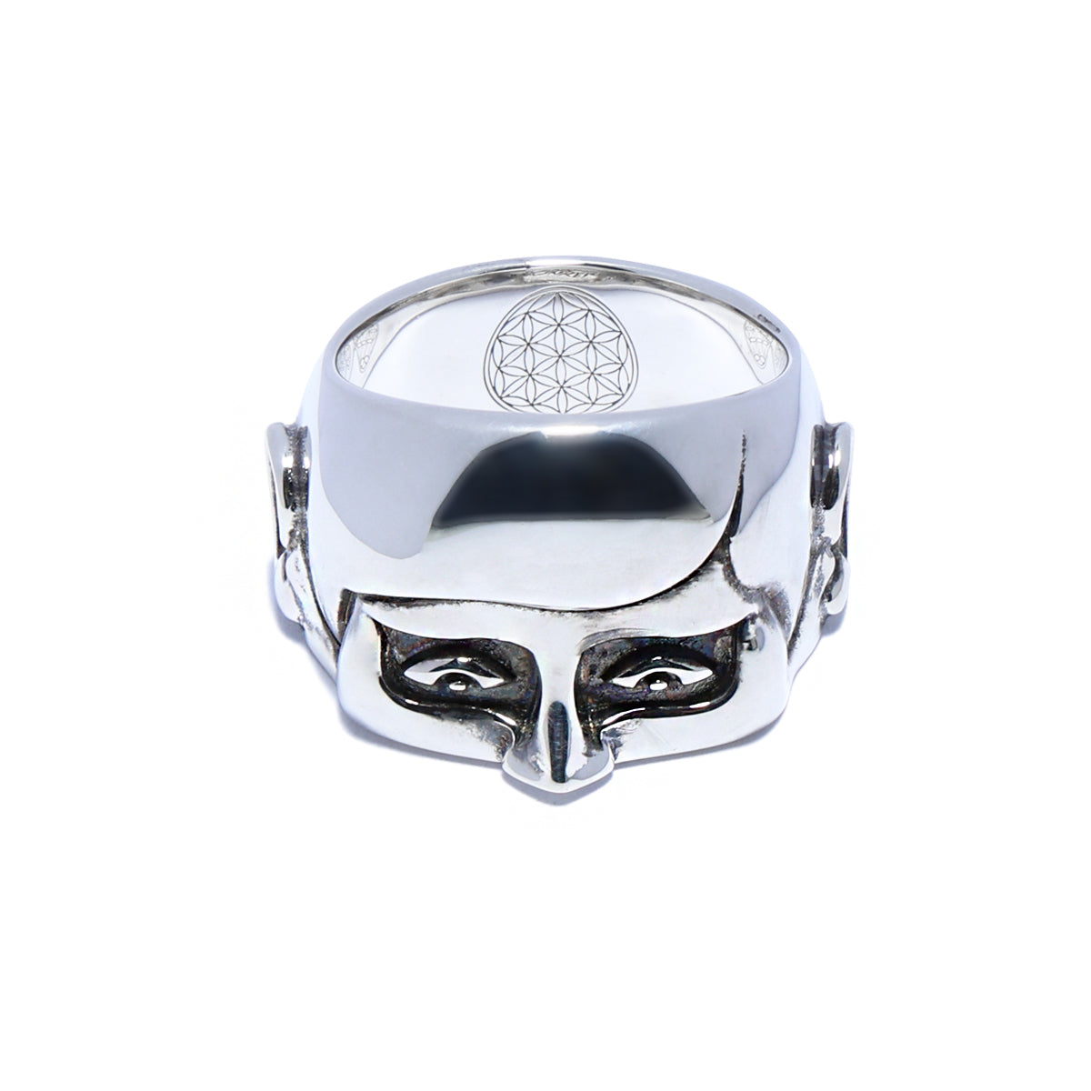 PUNK DRUNKERS "That Guy" Face Ring Half BRASS / Ring