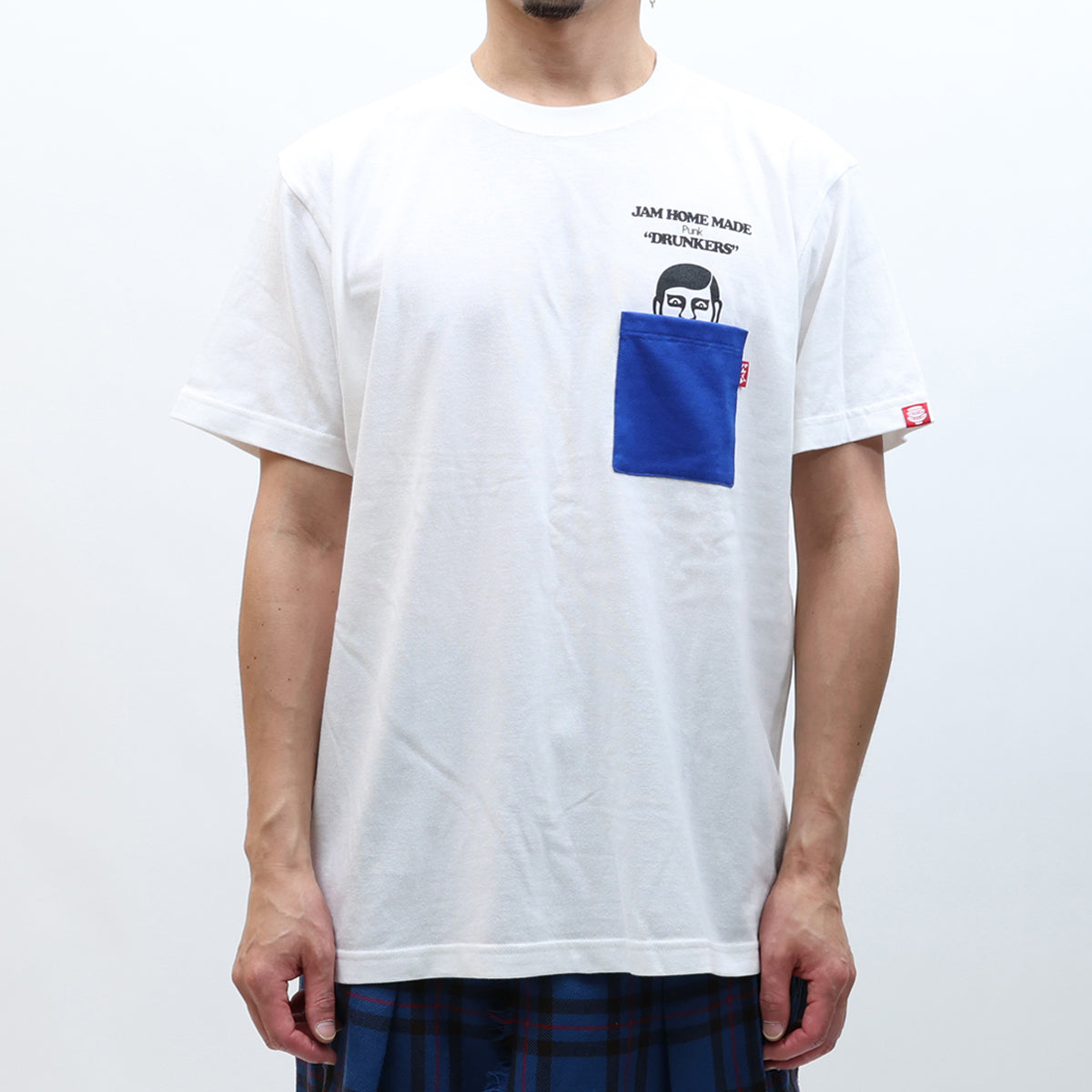 PUNK DRUNKERS "That Guy's Pocket" T-Shirt, White