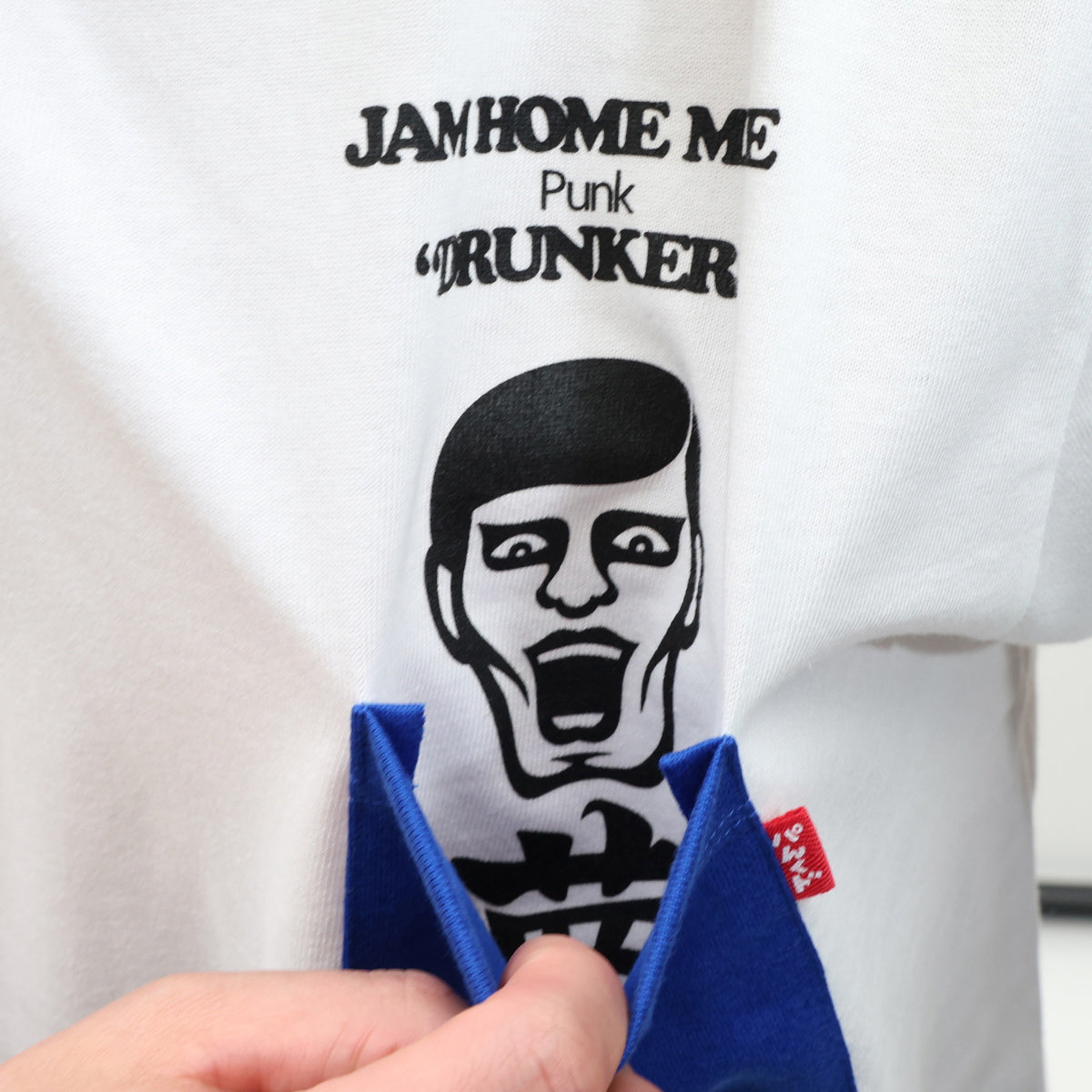 PUNK DRUNKERS "That Guy's Pocket" T-Shirt, White