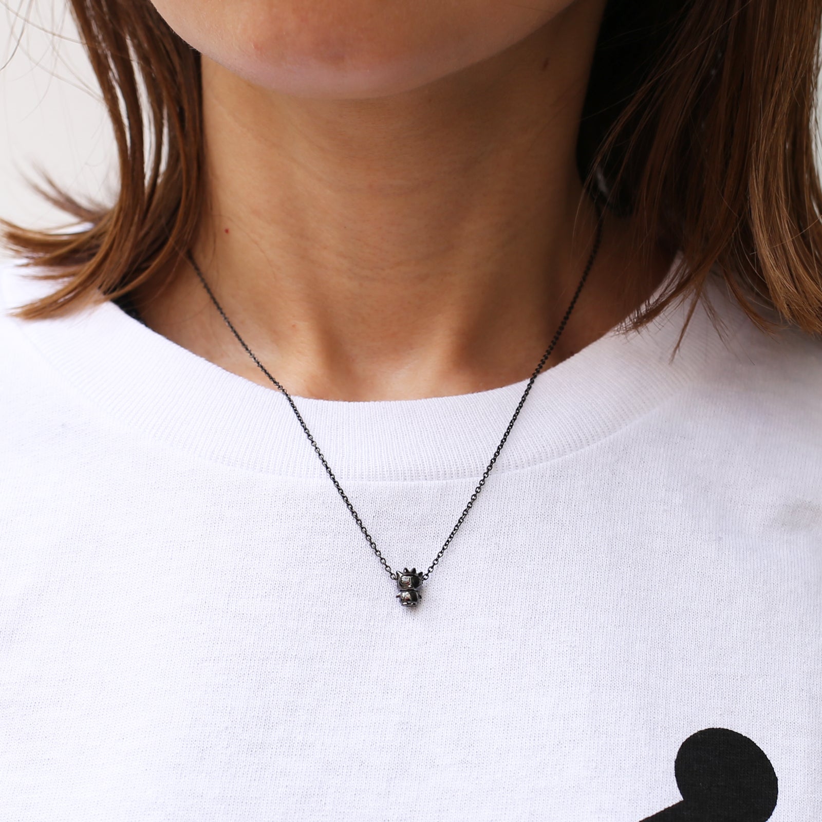 Bad Badtz-Maru Clover Necklace - Black