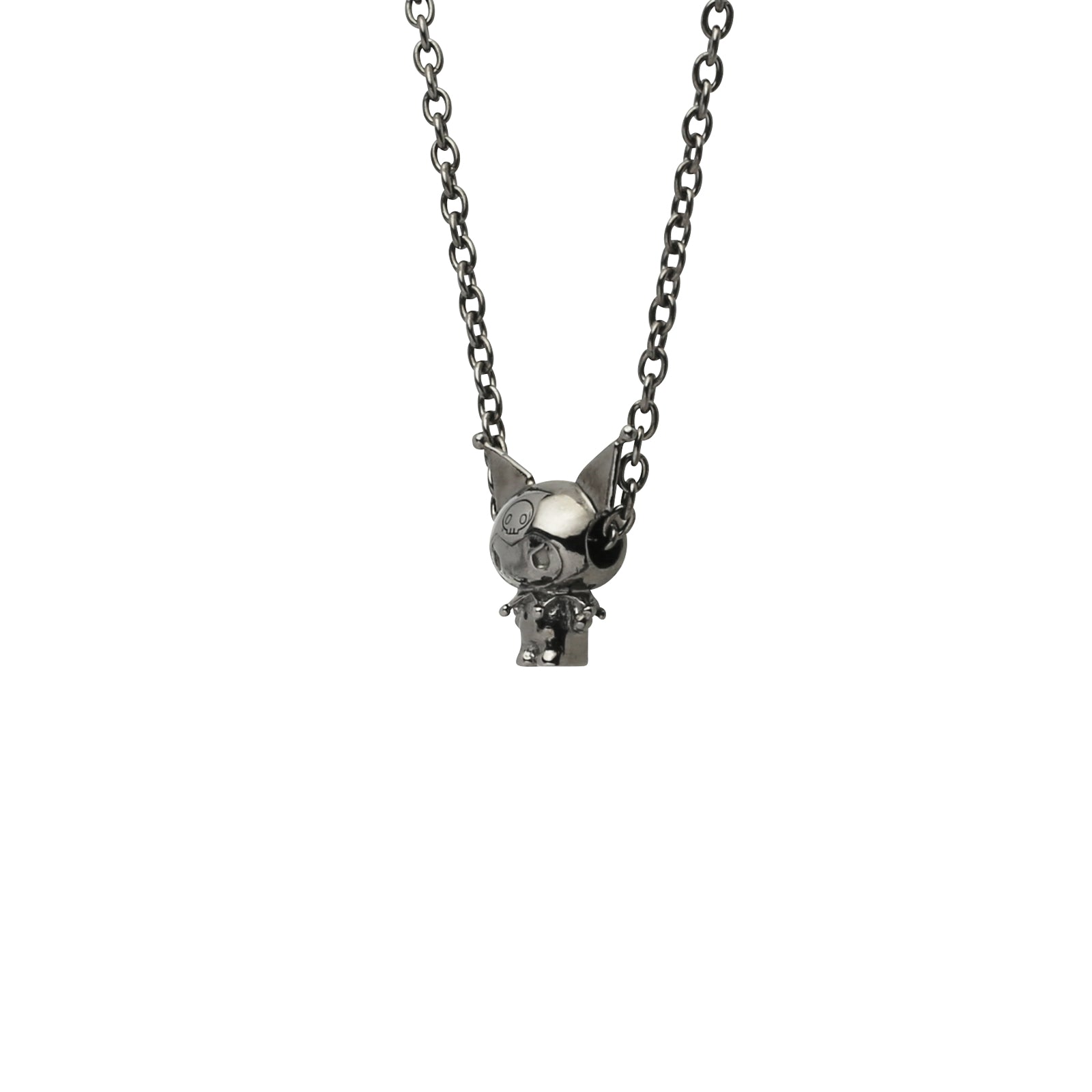 Kuromi Clover Necklace - Black