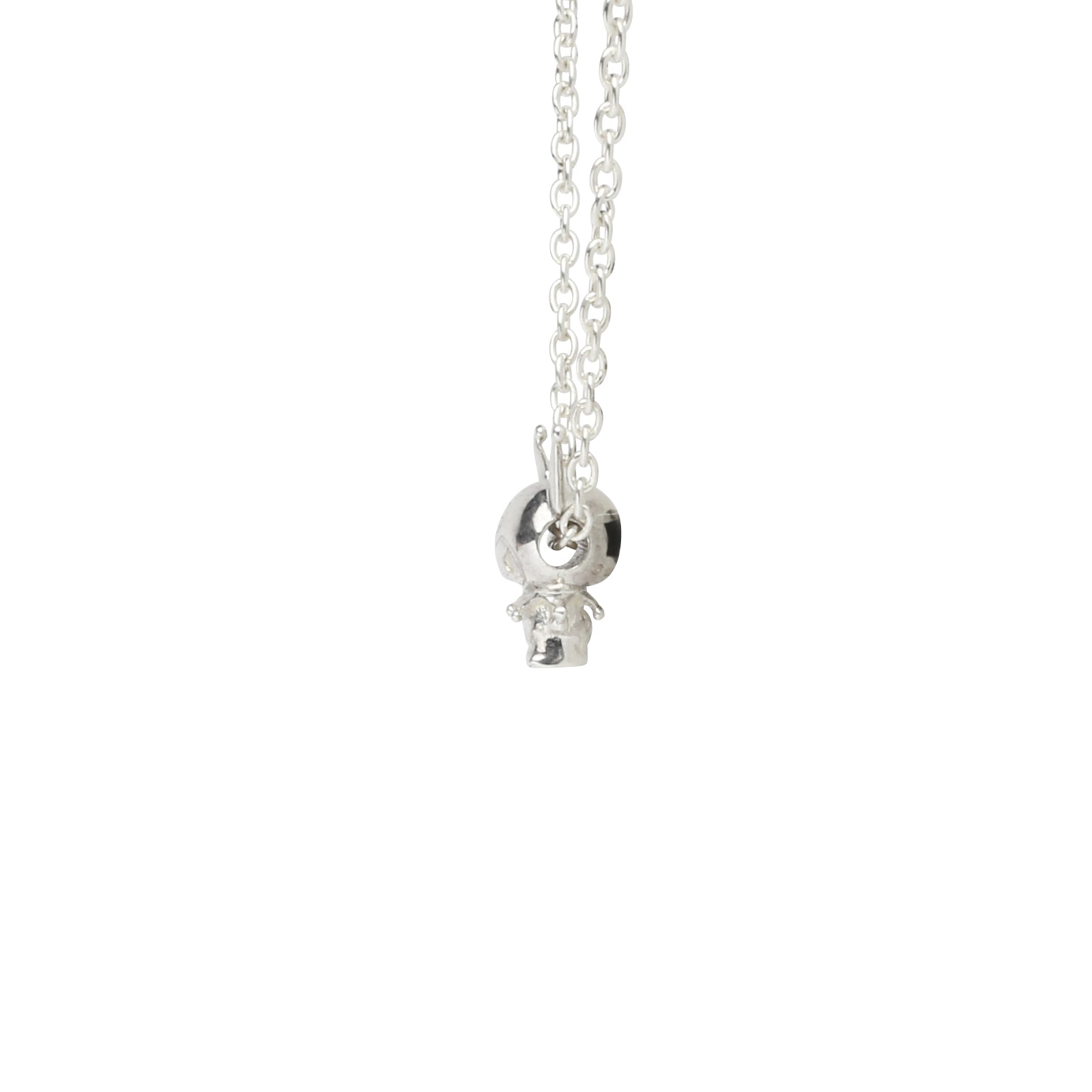 Kuromi Clover Necklace - Silver