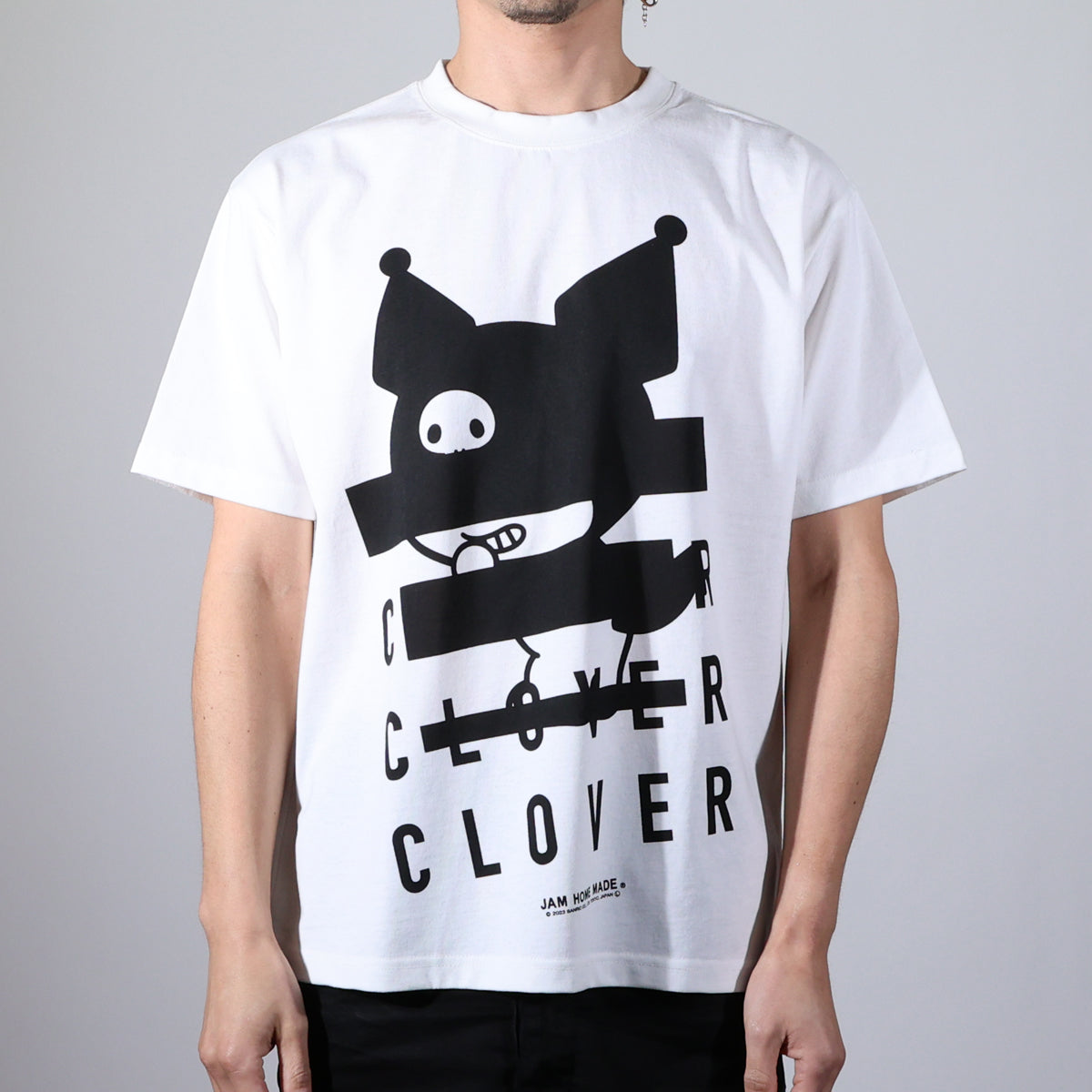 Kuromi CLOVER T-shirt - White
