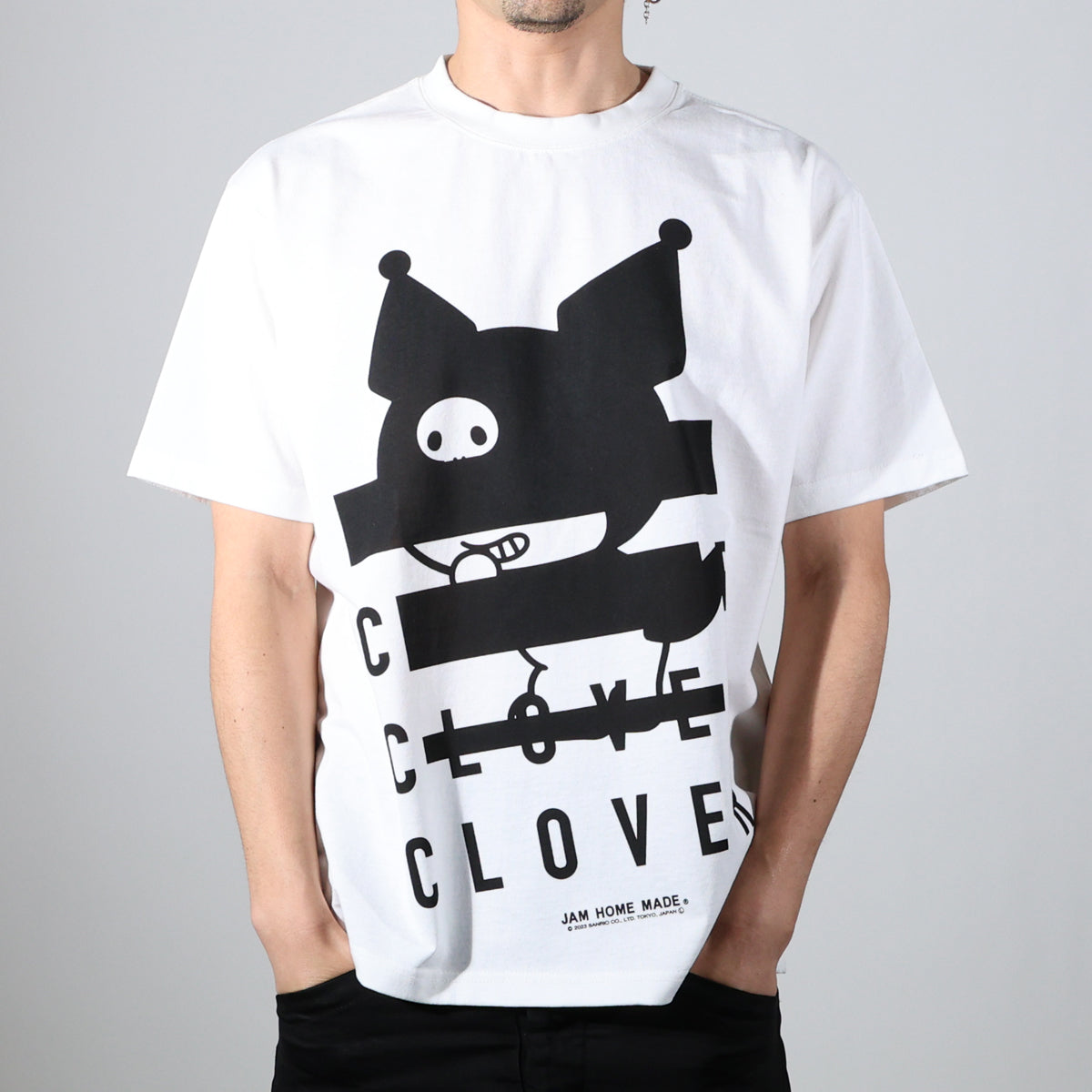 Kuromi CLOVER T-shirt - White