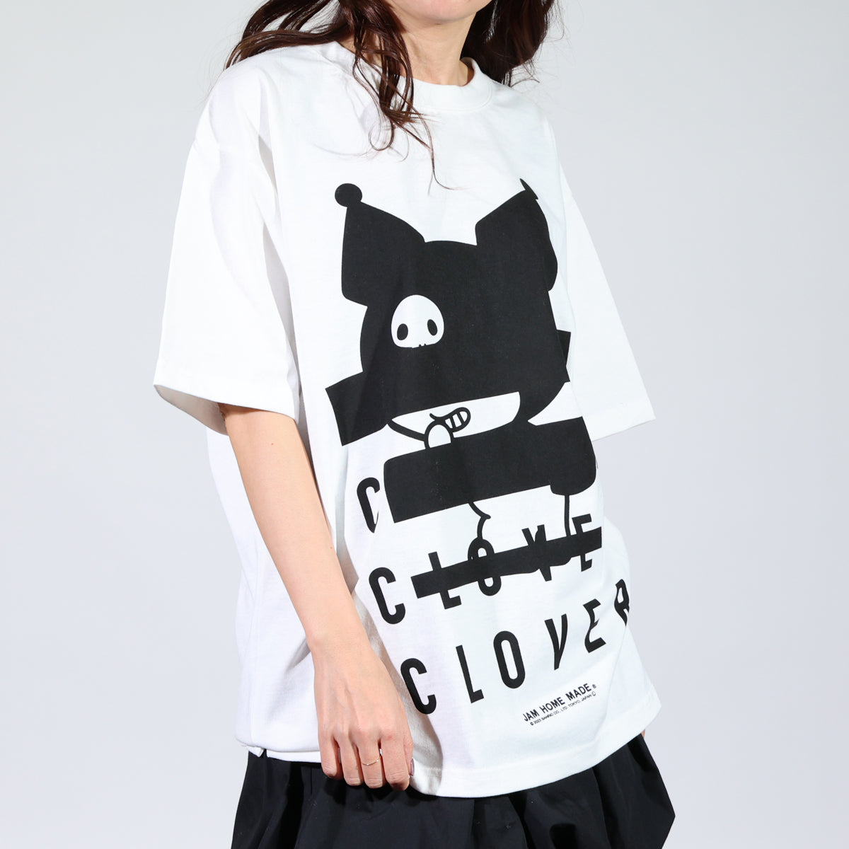 Kuromi CLOVER T-shirt - White