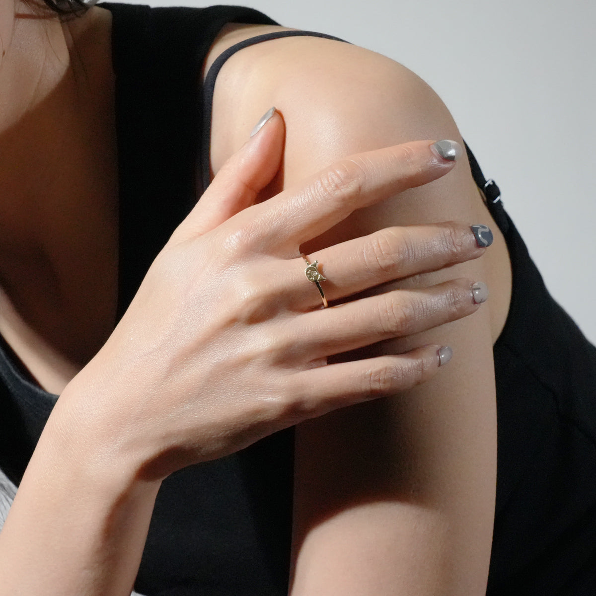 Kuromi Faith No More Ring - K10 Yellow Gold