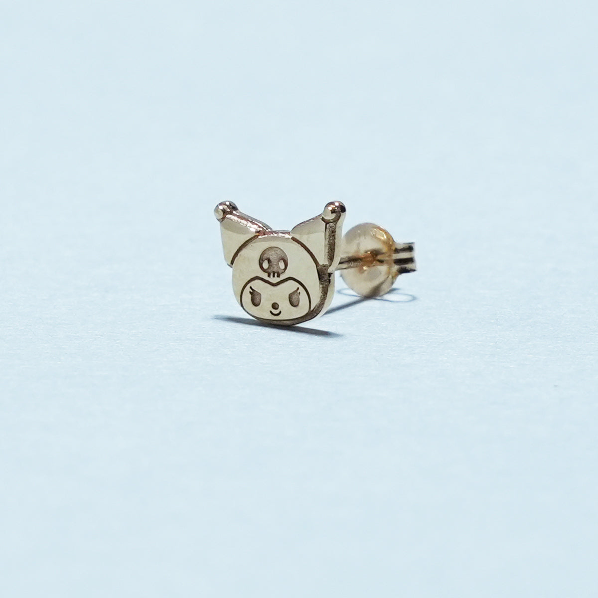 Kuromi Faith No More Earring - K10 Yellow Gold / Single Earring