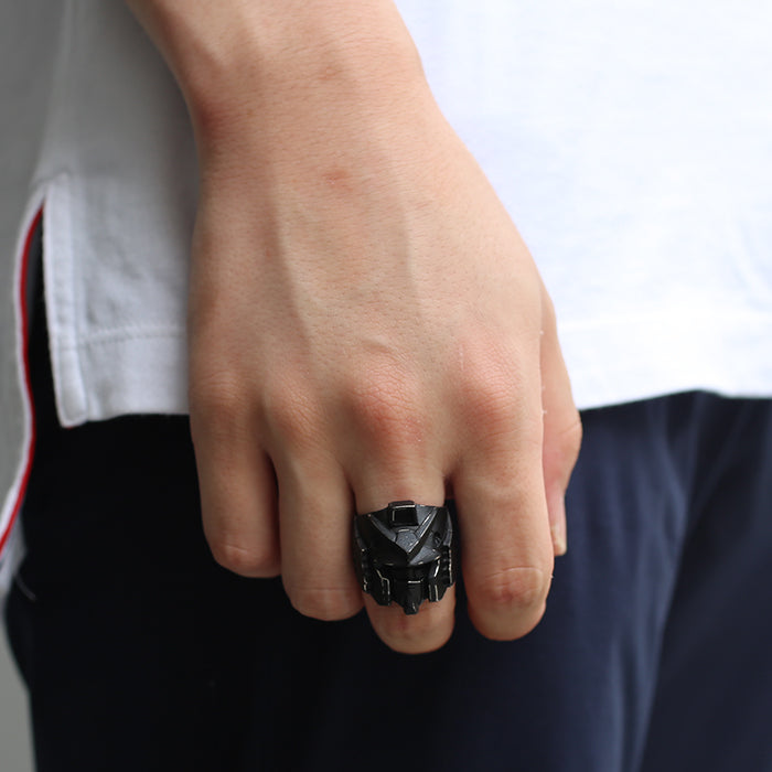 Mobile Suit Gundam Gundam Face Ring -BLACK-/Ring