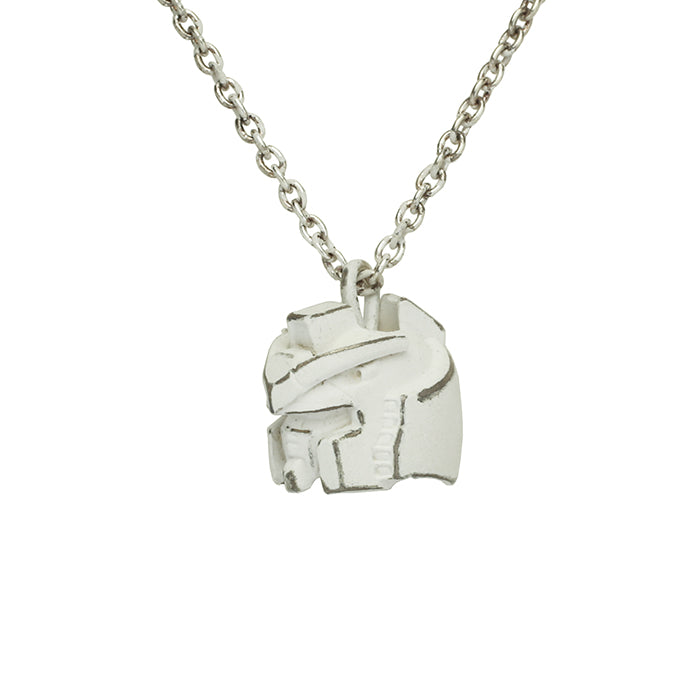 Mobile Suit Gundam Gundam Face Necklace -WHITE-