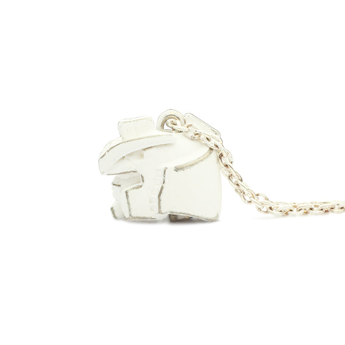 Mobile Suit Gundam Gundam Face Necklace -WHITE-