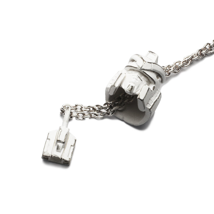 Mobile Suit Gundam Gundam Face Necklace -WHITE-