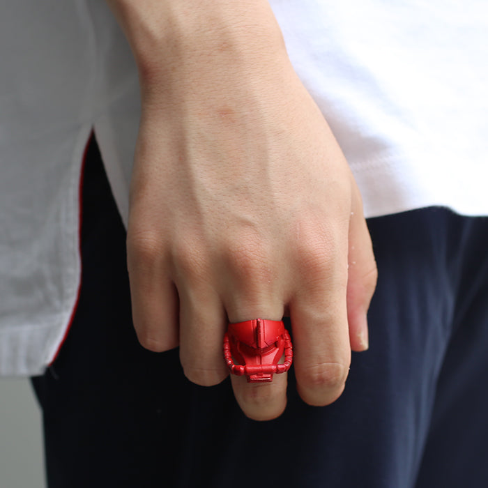 Mobile Suit Gundam Char's Zaku Face Ring -RED-/Ring