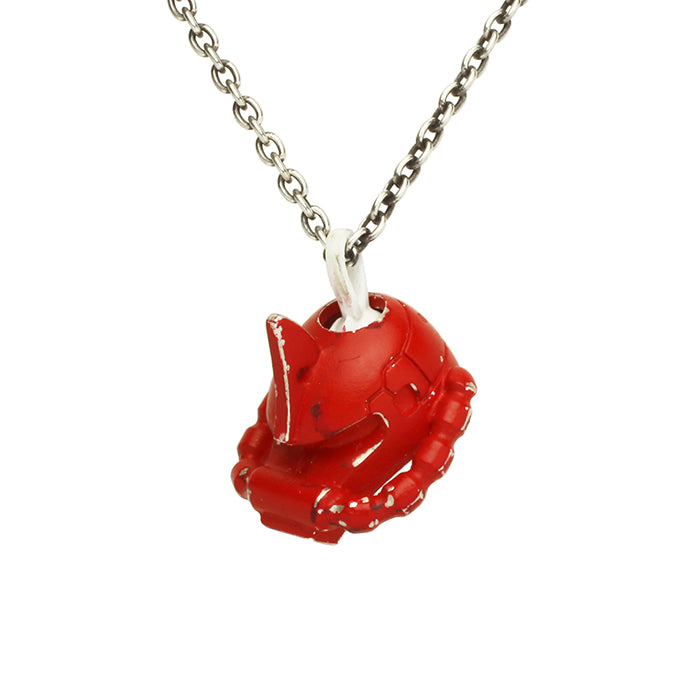 Mobile Suit Gundam Char's Zaku Face Necklace -RED-