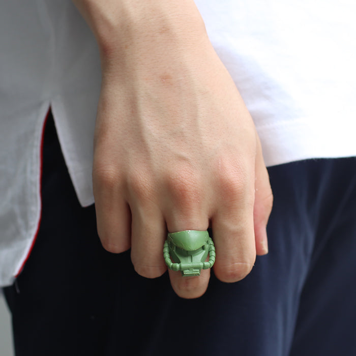Mobile Suit Gundam Mass Production Type Zaku Face Ring -GREEN-/Ring