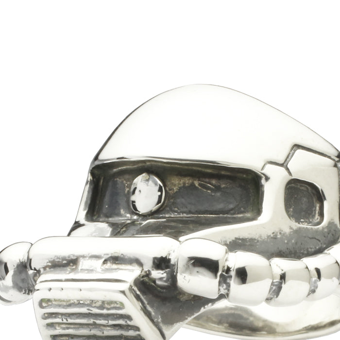 【希少】ZAKU-Ⅱ FACE RING Mobile Suit Gundam Mass Production Type Zaku Face Ring -SILVER