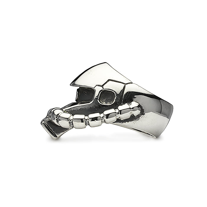 【希少】ZAKU-Ⅱ FACE RING Mobile Suit Gundam Mass Production Type Zaku Face Ring -SILVER