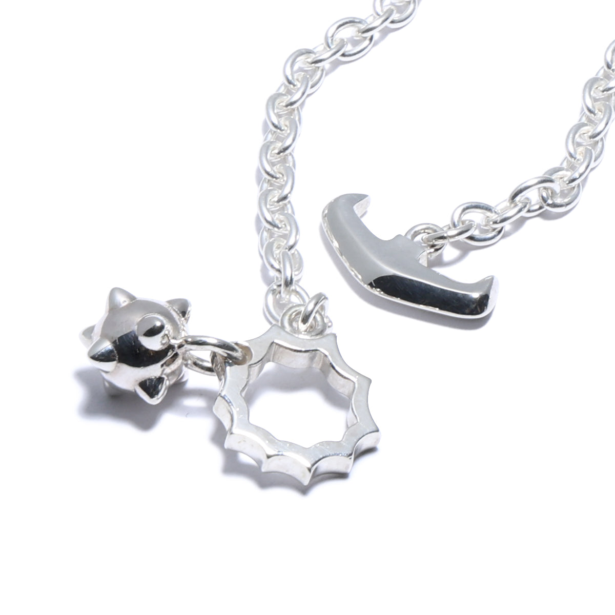STRICT-G Mobile Suit Gundam Gundam Hammer 3-Wrap Bracelet & Necklace SILVER