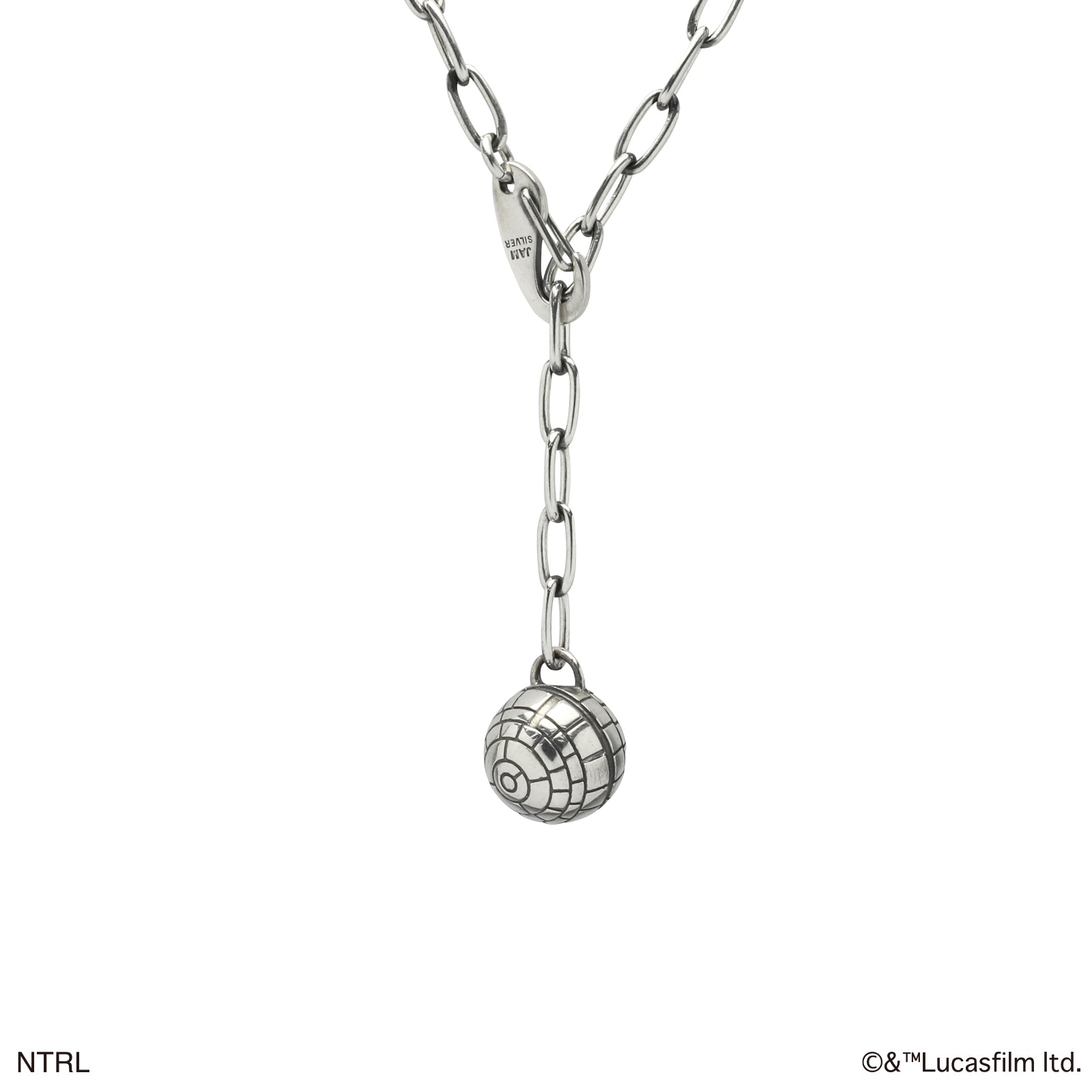 Star Wars™ Death Star Necklace in 925 Sterling Silver