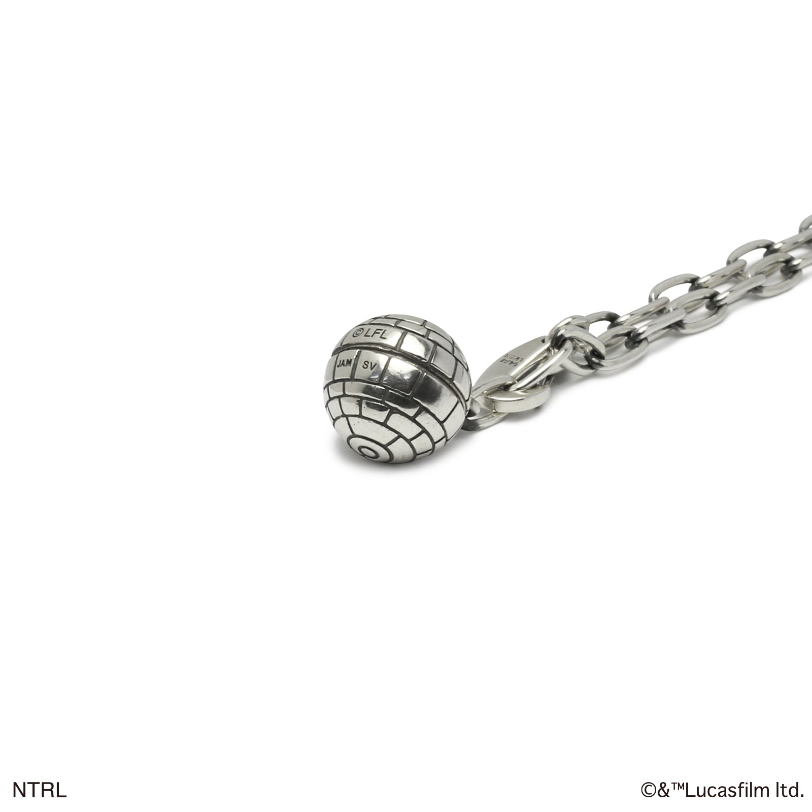 Star Wars™ Death Star Necklace in 925 Sterling Silver