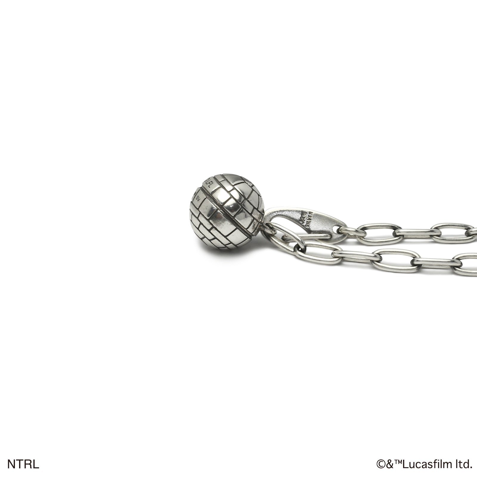 Star Wars™ Death Star Necklace in 925 Sterling Silver