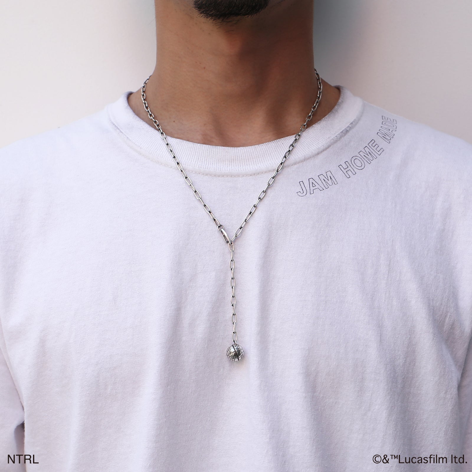 Star Wars™ Death Star Necklace in 925 Sterling Silver