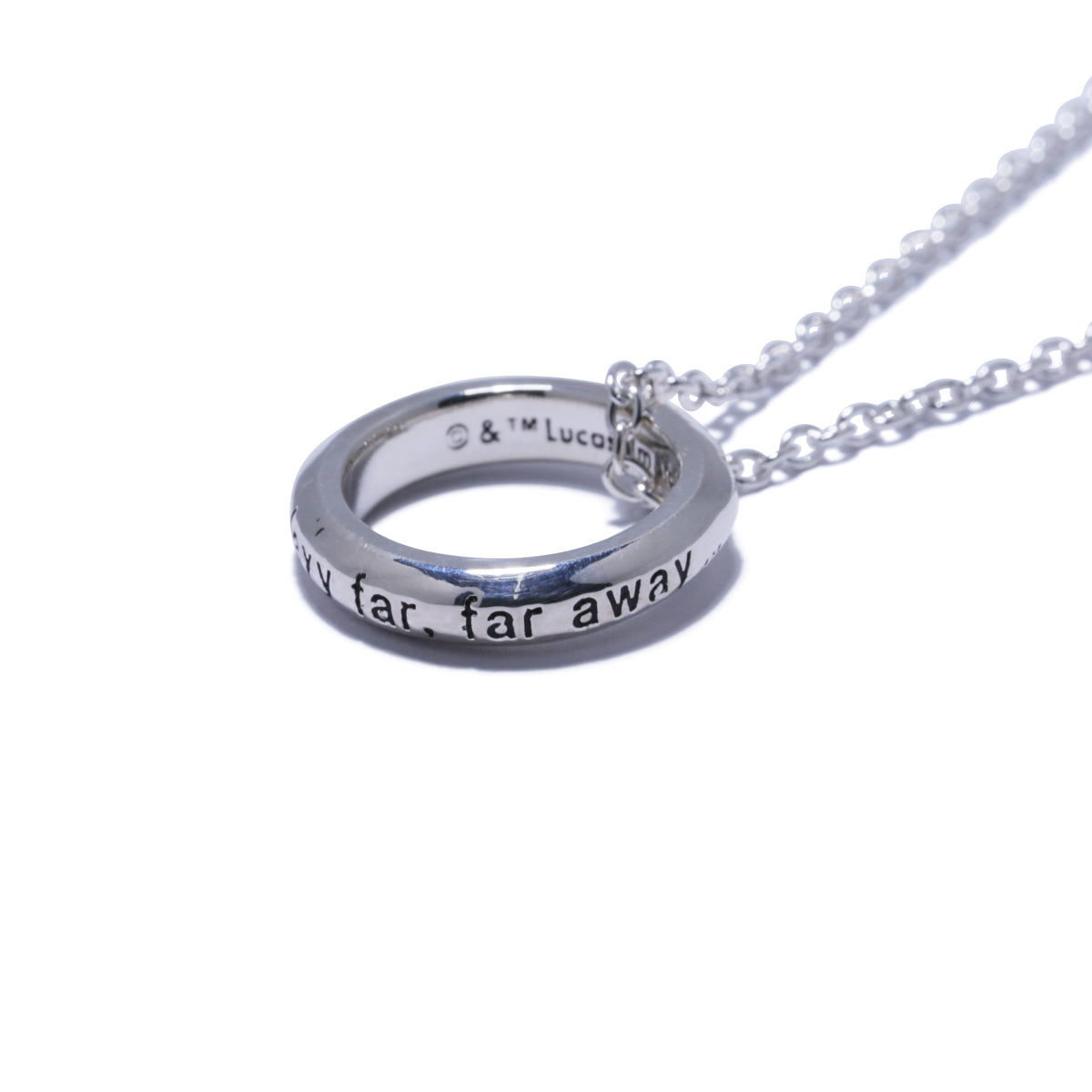 Star Wars™ Introduction Message Necklace - Mirror Finish Silver