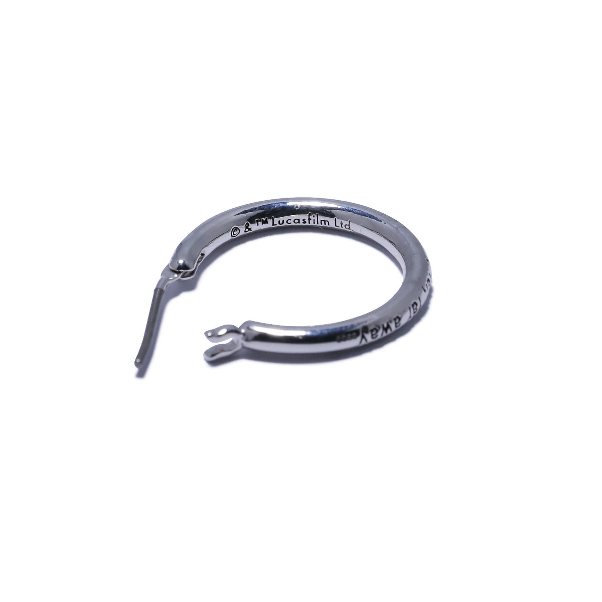 星球大战™介绍信息耳环 - 银色（单只）