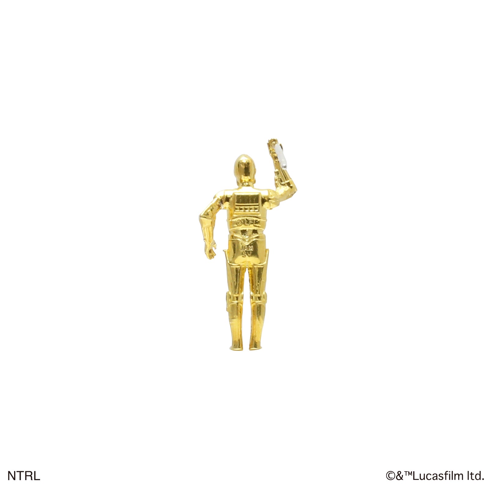 星球大战™ C-3PO 吊坠耳环（单只）