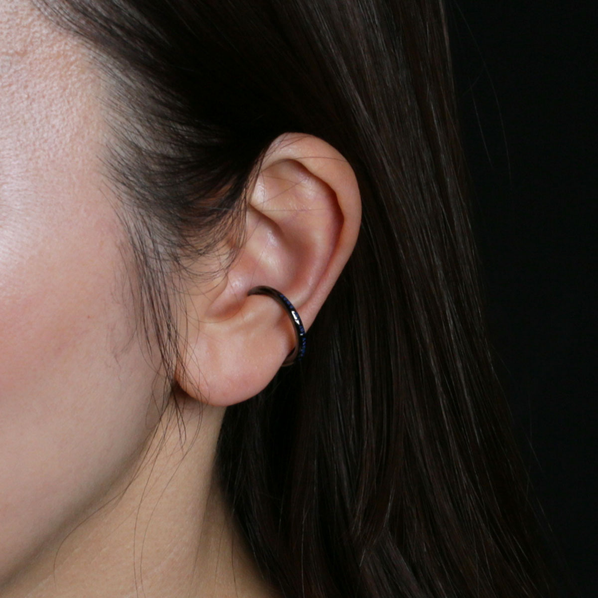 Star Wars™ Introduction Message Ear Cuff - Black/Single Ear