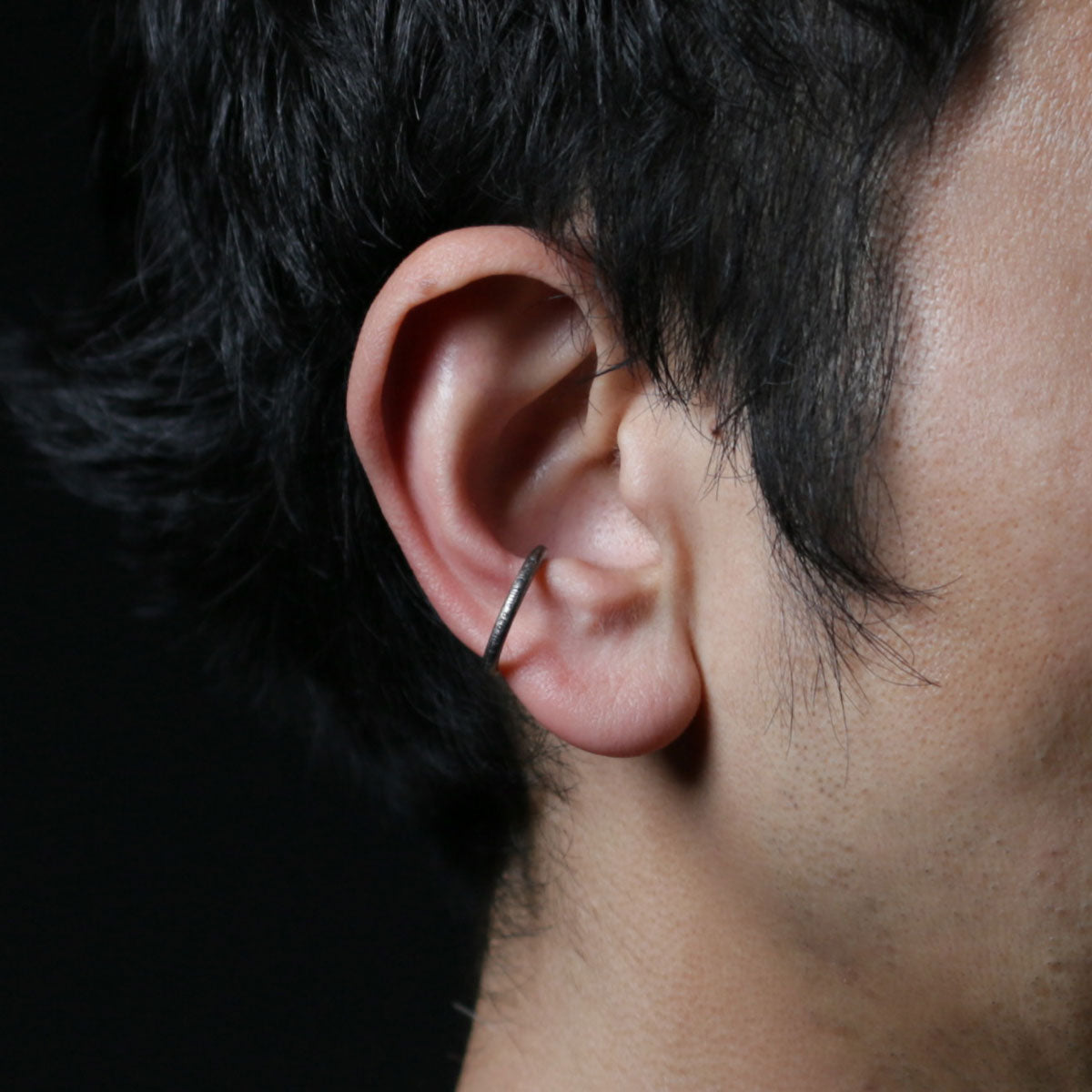 Star Wars™ Introduction Message Ear Cuff - Silver (Smoked)/Single Ear