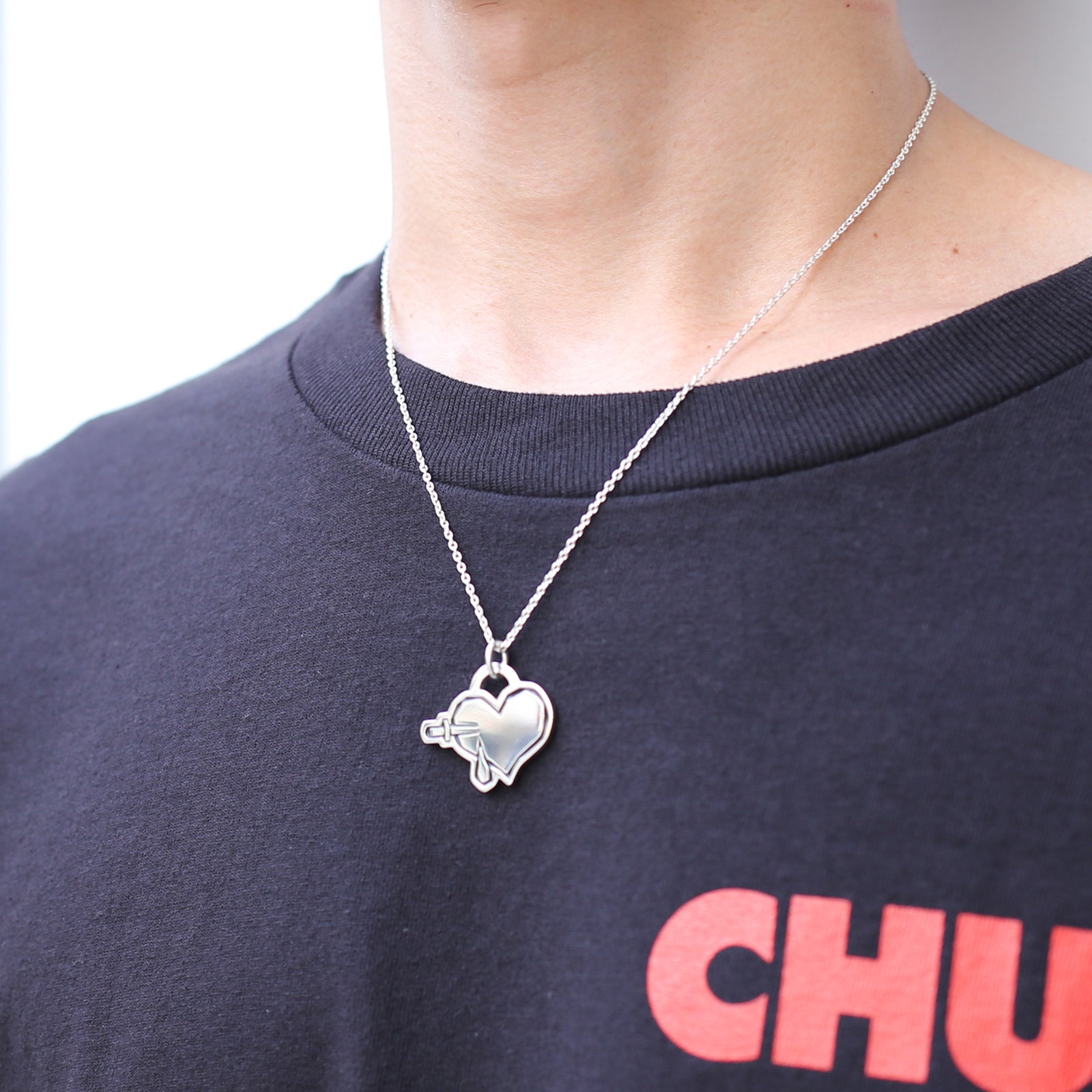 Bride of CHUCKY Heart Necklace