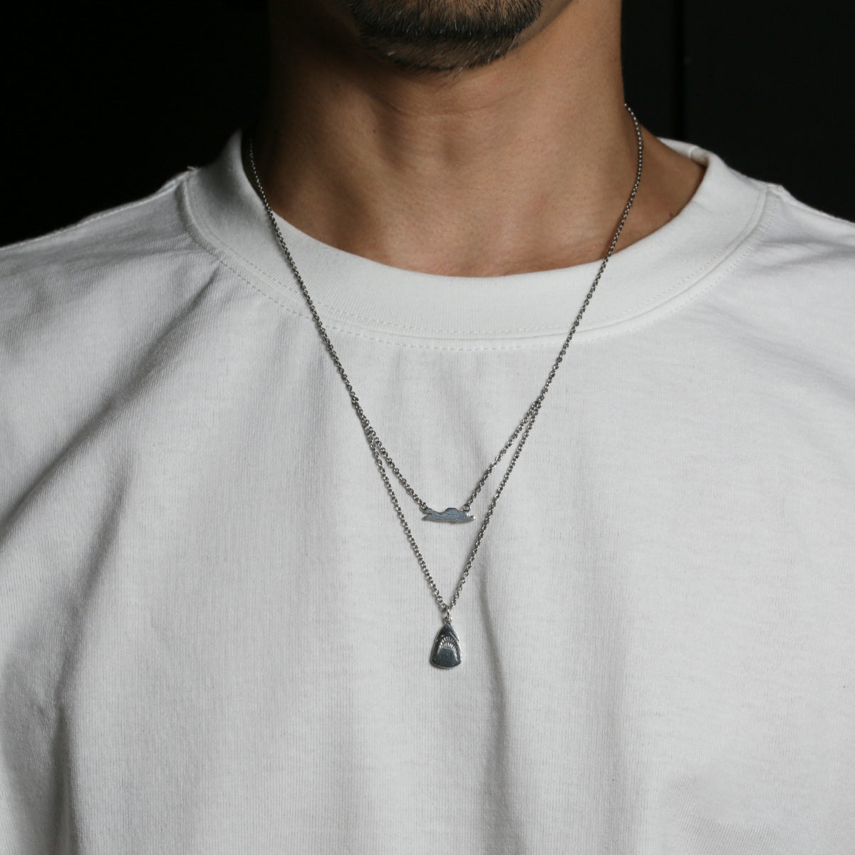 《大白鲨》立体模型项链套装