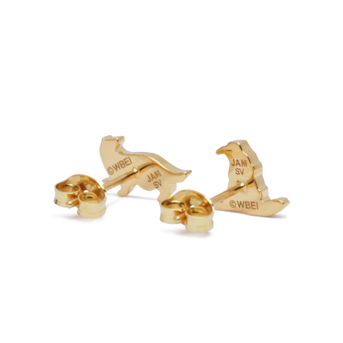 哈利波特與魔法石分院帽耳環 - 赫夫帕夫（雙耳）