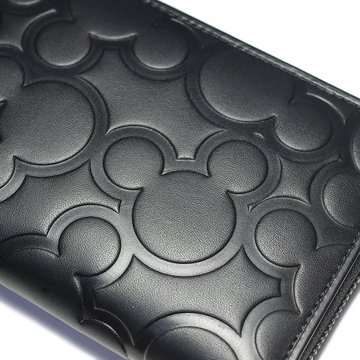 Mickey Mouse Big Eye Con Zipper Long Wallet/Long Wallet