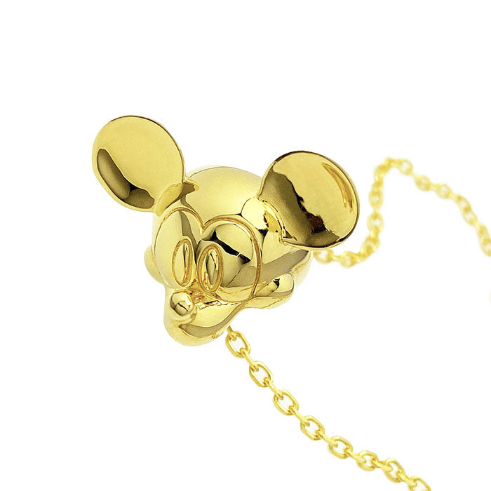 Mickey Mouse Baby Ring Necklace - Gold