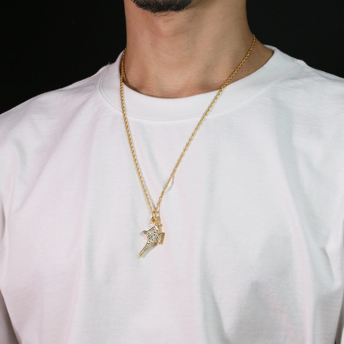 Aladdin Lamp Necklace Gold