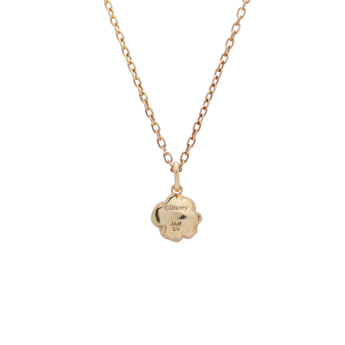 Beauty and the Beast Rose Necklace Princess Gold