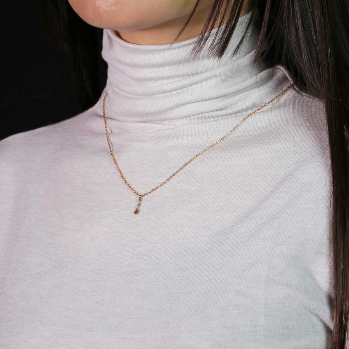 睡美人奧羅拉公主與仙女項鍊（金色）