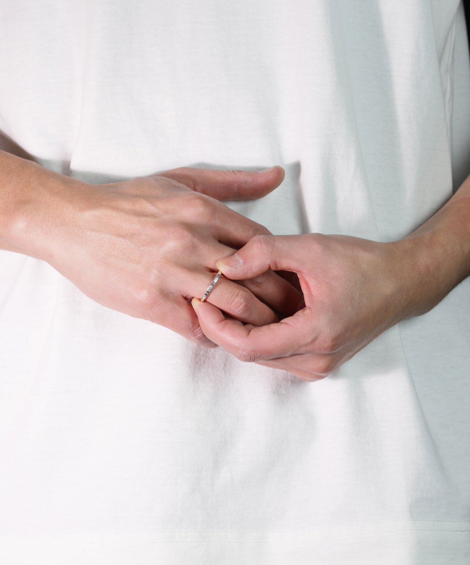 Cinderella Staircase Ring, Silver