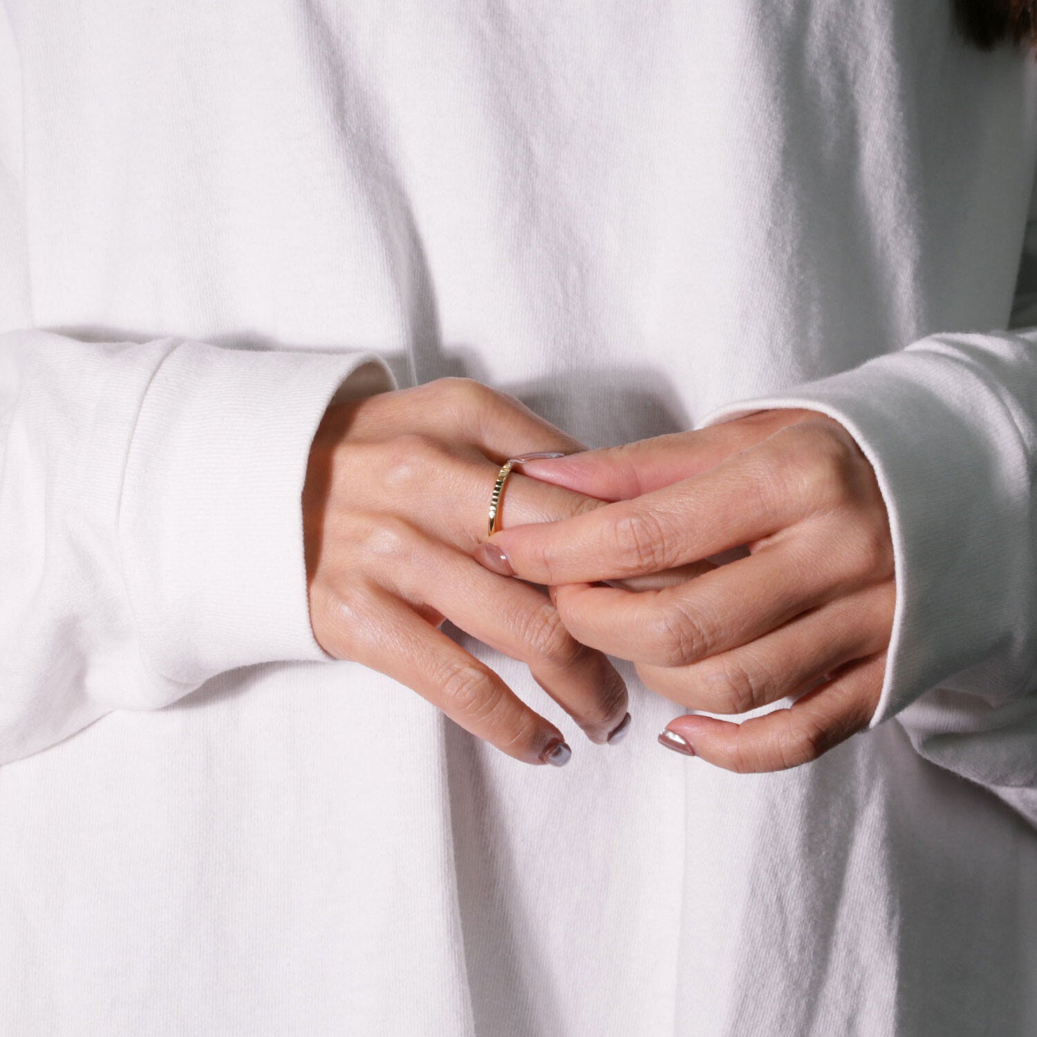 Cinderella Staircase Ring, Gold