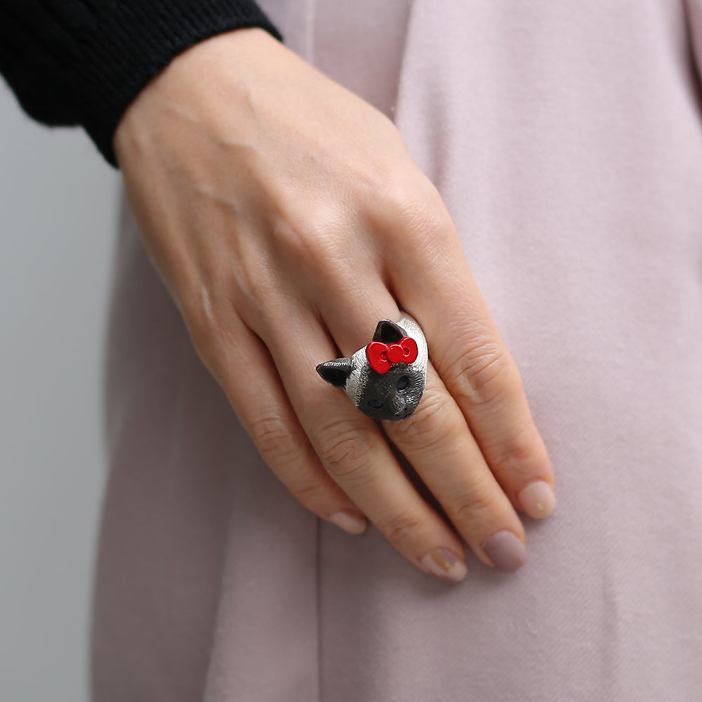 Hello Kitty JAM Cat Face Ring