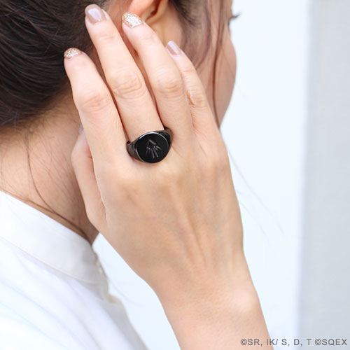 Dragon Quest: The Adventures of Dai Dragon Crest Signet Ring Black