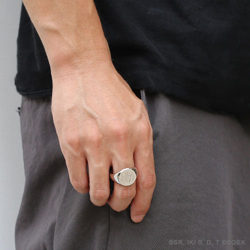 Dragon Quest: The Adventures of Dai Dragon Crest Signet Ring Silver