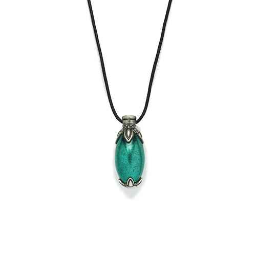 Snow White with the Red Hair Popo & Walnut Stone Necklace