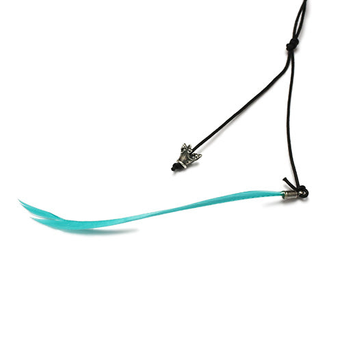 Snow White with the Red Hair Popo & Walnut Stone Necklace