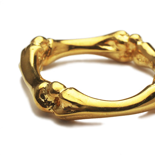 加勒比海盗：死无对证 骷髅戒指 - 18K黄金