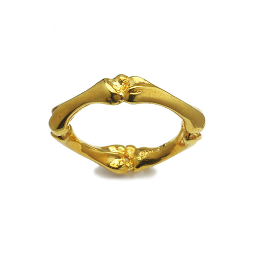 加勒比海盗：死无对证 骷髅戒指 - 18K黄金